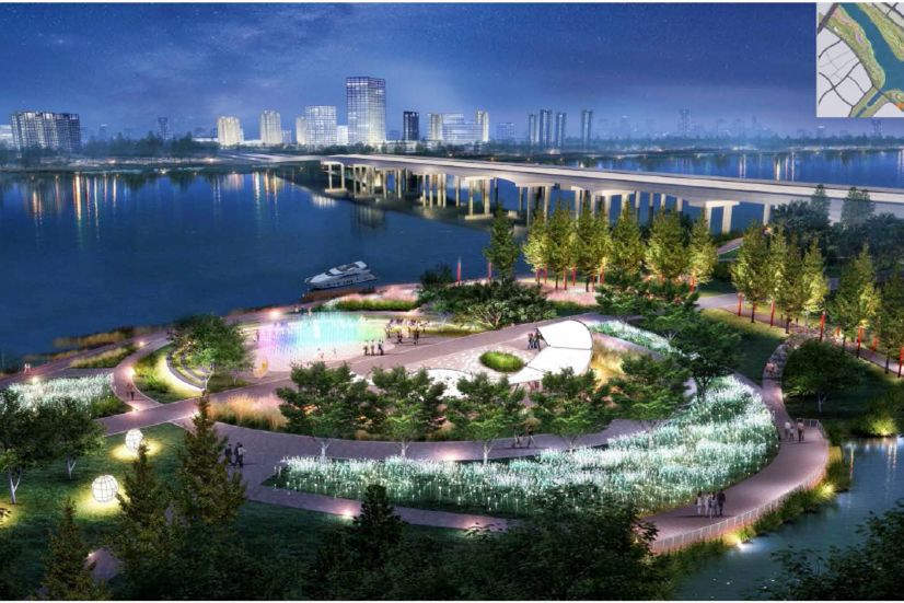 "一江两岸"景观工程三期效果图